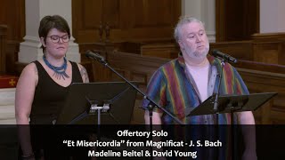 quotEt Misericordiaquot from Magnificat  J S Bach  Madeline Beitel amp David Young [upl. by Anelad]