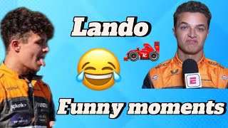 Lando Norris Funny Moments‼️‼️ [upl. by Aufa]