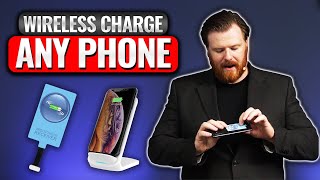 How to Add Wireless Charging to Any Android or iPhone Smartphone [upl. by Nade]