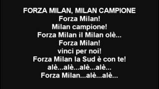 FORZA MILAN MILAN CAMPIONE [upl. by Elana]