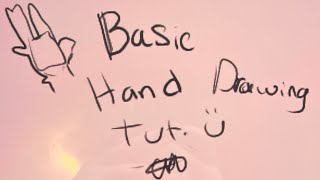 Basic hand drawing tutorialClarisa P [upl. by Corotto]