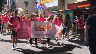 Pride Bristol Parade Saturday 08 July 2017 feat Ambling Band [upl. by Obmar]