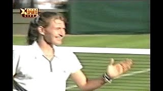 Steffi GrafJohn McEnroe vs Venus WilliamsJustin Gimelstob Wimbledon 1999 QF [upl. by Ellessig]