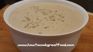 Mushroom amp Gorgonzola Cheese howtocook soup souprecipes Recipe  How to cook great food [upl. by Nehtanoj]