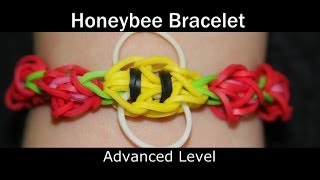 Rainbow Loom® Honey Bee Bracelet [upl. by Nathalia]