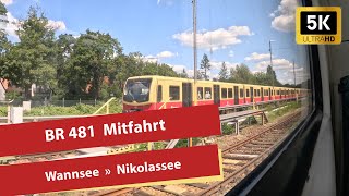 5K BR481 Mitfahrt Wannsee bis Nikolassee [upl. by Artim]