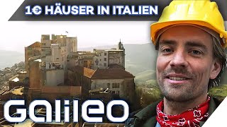 Mit 1 Euro Häusern Dörfer retten Das sind die Schnäppchenhäuser aus Italien  Galileo  ProSieben [upl. by Dupaix]