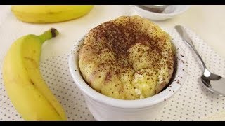 MUGCAKE BANANE CHOCOLAT RECETTE FACILE RAPIDE [upl. by Xanthe]