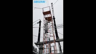 400 kv substation live line work  elecrical power automobile electrician live work video [upl. by Pennie523]