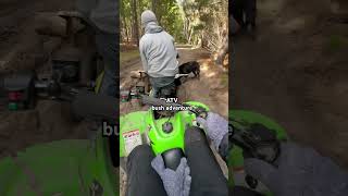 ATV bush adventure be like with German Shepherd buddy adventure fun atv [upl. by Fitts]