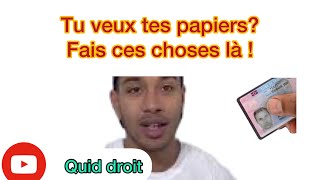 😱5choses que tous les sans papiers doivent faire pour avoir leurs titres de séjour facilement🇫🇷 [upl. by Aziza]