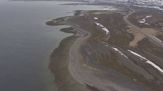 Kiberg Komagervær Finnmark Barentshavet  Flying Over Norway [upl. by Ardekal389]