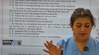 PSYCHIATRIC NURSING TEST NCLEX NORCET 2025 nclexnursing education [upl. by Sigfried805]