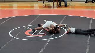 CRADOCK VS CHURCHLAND PORTSMOUTH MIDDLE SCHOOL WRESTLING HEAVY WEIGHT [upl. by Casanova]