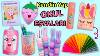 12 KENDİN YAP PROJESİ  Sevimli Okul Eşya Fikirleri  OKULA DÖNÜŞ [upl. by Cynthia]