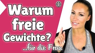 Frauen Fitness ✔ Freie Gewichte oder Maschinen ►► Isabel klärt auf ✔ [upl. by Annairoc]