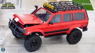 Detailed Toyota Land Cruiser RC Crawler ROCHOBBY Katana 118 scale  Unboxing amp Run [upl. by Gathard]