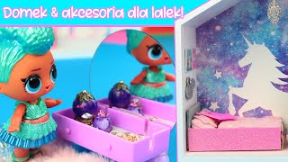 Domek dla lalek 🏡 Jak zrobić meble i akcesoria dla LOL Surprise amp Barbie 💜 DIY dollhouse [upl. by Enilekaj]