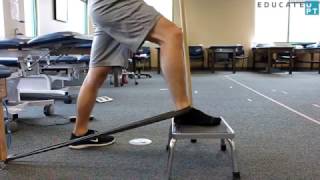 Self Mobilization to Improve ANKLE Mobility [upl. by Okomot]