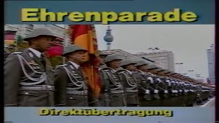 39 Jahre DDR East Germany NVA Parade 1988 [upl. by Euf]