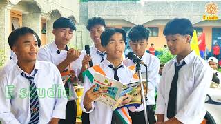 Beautiful Song By Migration students of Arunachal pradesh  jnv Jamtara  15 Aug 2024 [upl. by Erbua226]