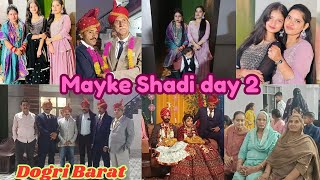 Mayke Shadi day 2Barat CeremonyJammu Dogri shadi Jammu wedding vlogShashuandgolavlogs [upl. by Ellehsat]