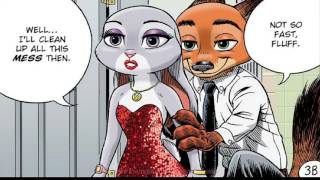 Zootopia Comic  Nick x Judy  Zpd’s party night Full [upl. by Margaux]