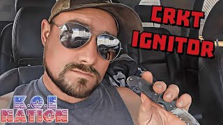 CRKT IGNITOR with Veff Serrations  Tony GEEs WORKING MAN Review [upl. by Notyrb880]