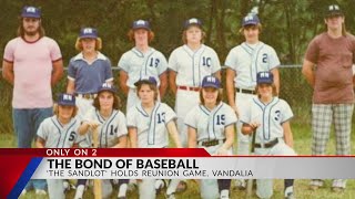 Vandalia Sandlot team holds reunion game [upl. by Idnod]