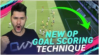 NEW OVERPOWERED WAY TO SCORE GOALS in FIFA 19  ALMOST IMPOSSIBLE TO DEFEND TECHNIQUE [upl. by Nakada]