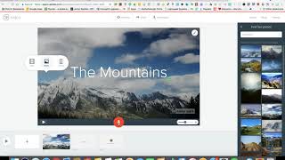 Adobe Spark How to create a slide with music and pictures [upl. by Xela565]