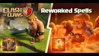 Clash of Clans  New Update Spell Reworks Sneak Peek [upl. by Onnem]