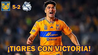 TIGRES DERROTA A PUEBLA LIGA MX CUARTOS DE FINAL VUELTA APERTURA 2023  EN ZONA FUT [upl. by Enois]