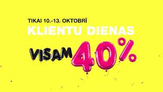 Klientu dienas  Visam 40 atlaide [upl. by Atcliffe]