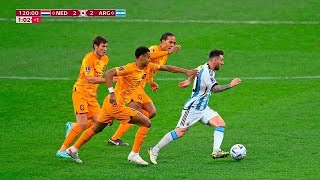 Lionel Messi vs Netherlands  World Cup QuarterFinal 09122022 HD 1080i Spanish Commentary [upl. by Auqeenwahs]