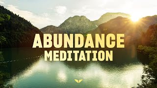 Powerful Guided Meditation for Abundance  The Monroe Institute  Mindvalley Meditations [upl. by Ayotak]