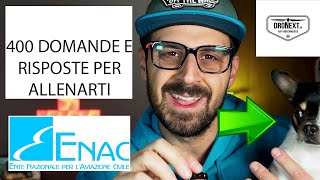 Patentino ENAC 2020 più SEMPLICE con queste 400 domande per ALLENARTI a superare il TEST facilmente [upl. by Eleets]