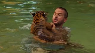 Tiger Cubs Swimming For The First Time  Tigers About The House  BBC Earth [upl. by Laon303]