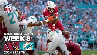 Arizona Cardinals vs Miami Dolphins  2024 Week 8 Game Highlights [upl. by Cedric]