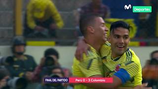 Perú vs Colombia 03 RESUMEN y GOLES del partido amistoso internacional [upl. by Zeta]