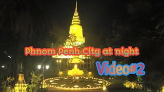 Phnom Penh City at night Video2 Timelapse Video video viral viralvideo shorts shortsvideo [upl. by Aleron]