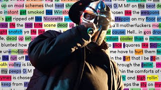 MF DOOM  Gas Drawls  Rhymes Highlighted [upl. by Millur521]