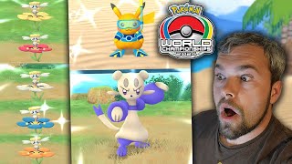 Pokémon Worlds 2024 Live Event Shiny Mienfoo amp Snorkel Pikachu Caught [upl. by Ynnam]