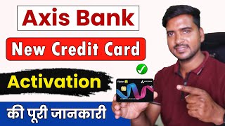 Axis Bank Credit Card Activate Kaise Kare  How to Activate Axis Bank Credit Card  Flipkart Axis [upl. by Venn630]