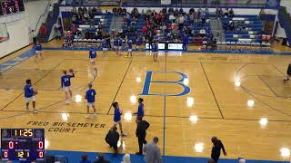 Boonville High School vs Marshall High School Womens Varsity Basketball [upl. by Niroht]