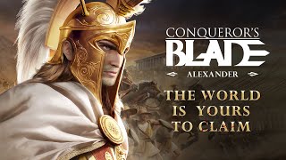 Conquerors Blade Alexander丨Official Trailer ft Epson Wu Julie Elven [upl. by Emalia292]