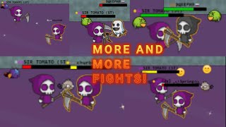 All animals evolution and fights with the Purple Reaper  EvoWorldio [upl. by Lotsirhc878]