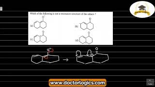 Which of the following is not a resonance structure of the others  MS Chauhan GOC Organic chemistry [upl. by Ydnat]