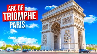 Arc de Triomphe  Paris France  Place Charles de Gaulle Etoile [upl. by Darryn]