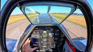 4K POV P51D Mustang Special  Startup Takeoff Low Pass Stalls  TriState Warbird Museum [upl. by Amekahs57]